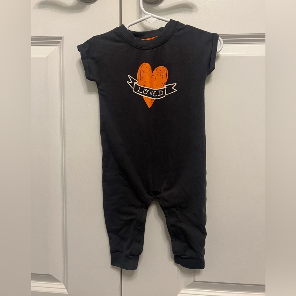EUC LOVED UNISEX DARK ONE PIECE